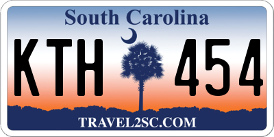 SC license plate KTH454
