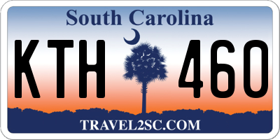 SC license plate KTH460