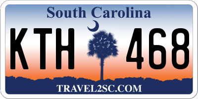SC license plate KTH468