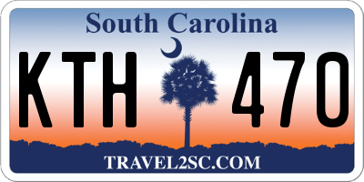 SC license plate KTH470