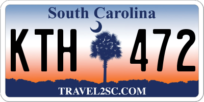 SC license plate KTH472