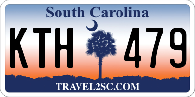 SC license plate KTH479