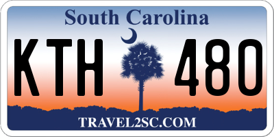 SC license plate KTH480