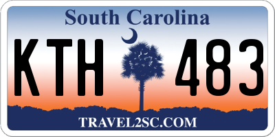 SC license plate KTH483