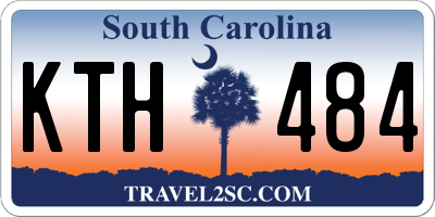 SC license plate KTH484