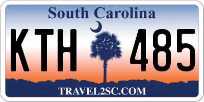 SC license plate KTH485