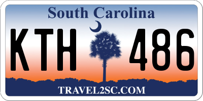 SC license plate KTH486