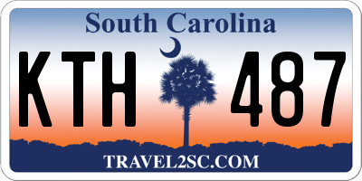 SC license plate KTH487