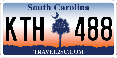 SC license plate KTH488