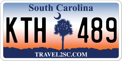 SC license plate KTH489