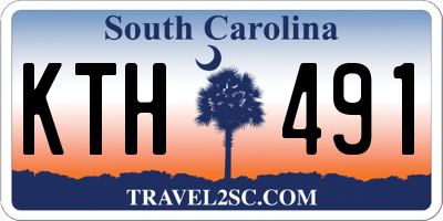 SC license plate KTH491