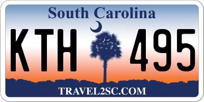 SC license plate KTH495