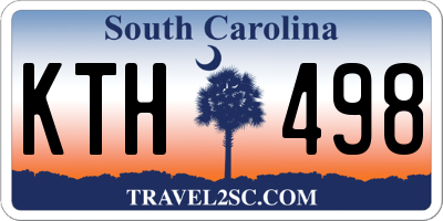SC license plate KTH498