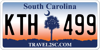 SC license plate KTH499