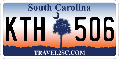 SC license plate KTH506