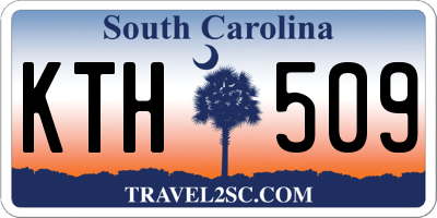 SC license plate KTH509