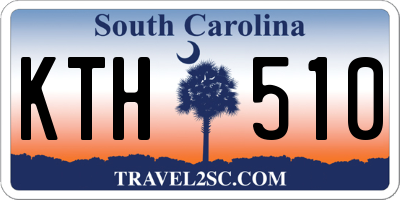 SC license plate KTH510