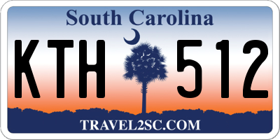 SC license plate KTH512