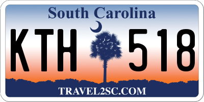 SC license plate KTH518