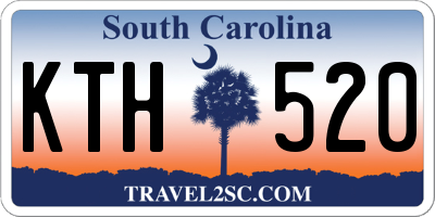 SC license plate KTH520