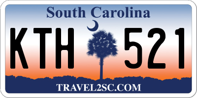 SC license plate KTH521