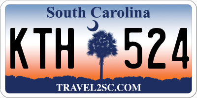 SC license plate KTH524