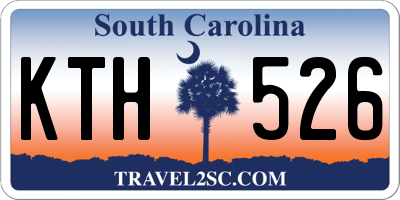 SC license plate KTH526