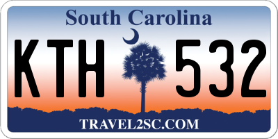 SC license plate KTH532