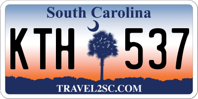 SC license plate KTH537