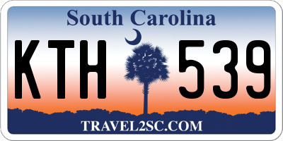 SC license plate KTH539