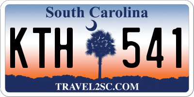 SC license plate KTH541