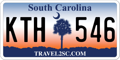 SC license plate KTH546