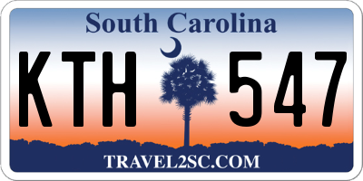 SC license plate KTH547