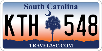 SC license plate KTH548