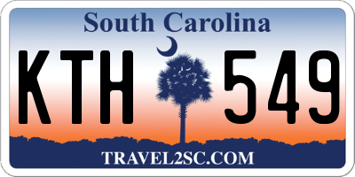 SC license plate KTH549