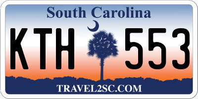 SC license plate KTH553