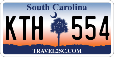 SC license plate KTH554