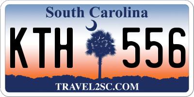SC license plate KTH556