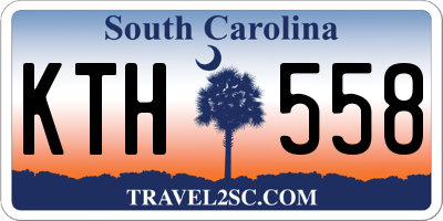 SC license plate KTH558