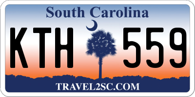 SC license plate KTH559