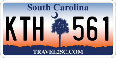 SC license plate KTH561
