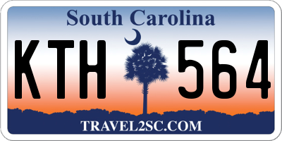 SC license plate KTH564