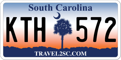 SC license plate KTH572