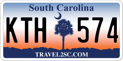 SC license plate KTH574