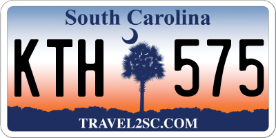 SC license plate KTH575