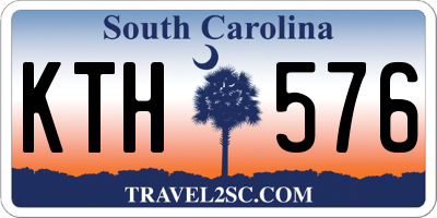 SC license plate KTH576