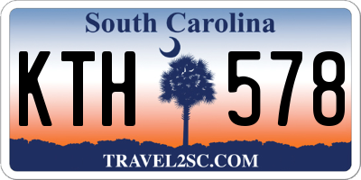 SC license plate KTH578