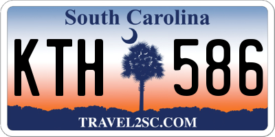 SC license plate KTH586
