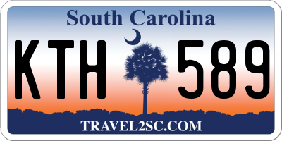 SC license plate KTH589