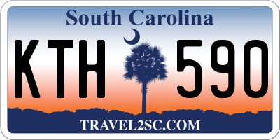 SC license plate KTH590